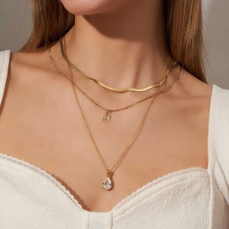 Eternal Birthstone Kette 18K Vergoldet