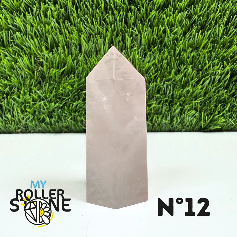 Rosenquarz-Steinspitzen