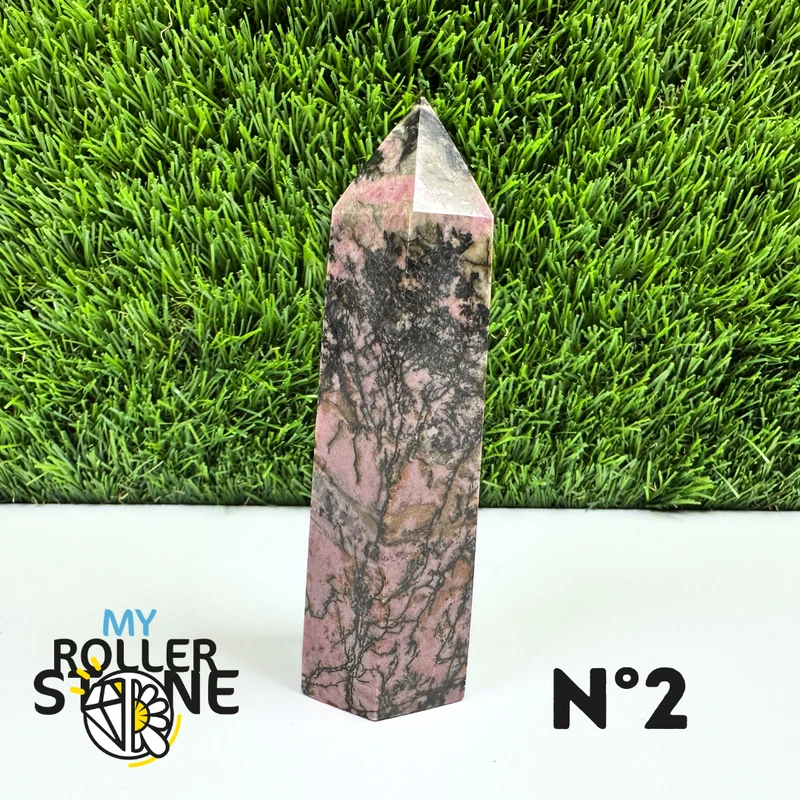 Australische Rhodonit-Steinspitzen