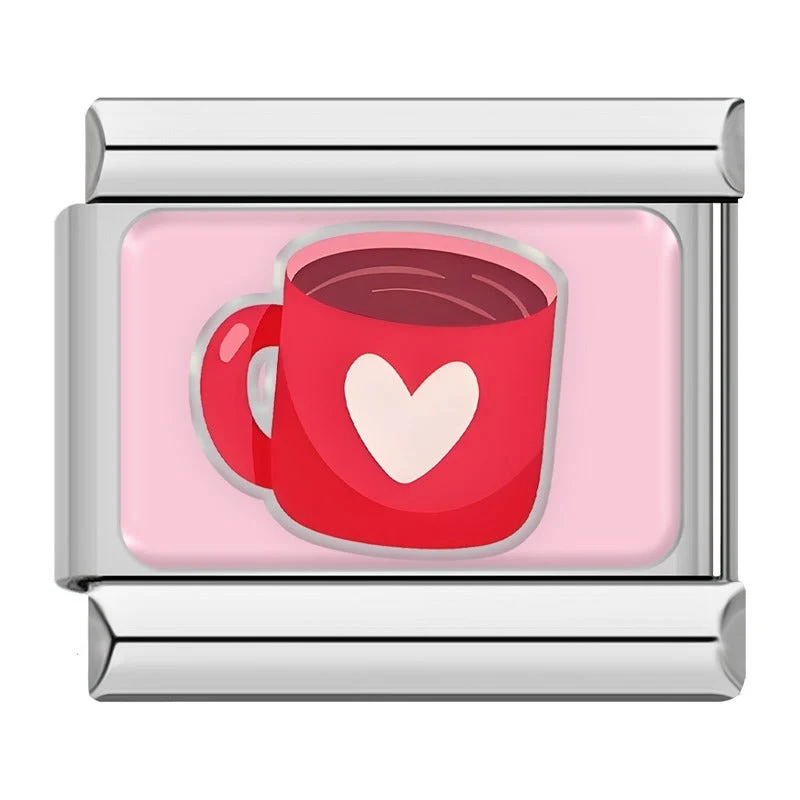 Herz-Tasse Silber