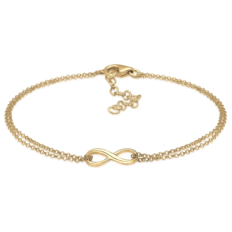 Infinity Symbol Choker & Armband Schmuck Set