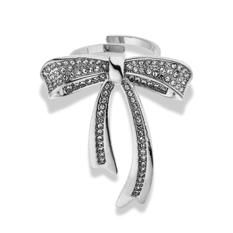 Elite Ribbon Ring 14K Vergoldet