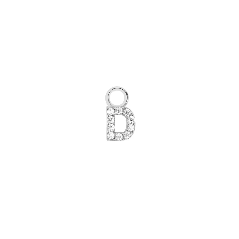 Mini Crystal Letter Charm (Ohrring Charm)