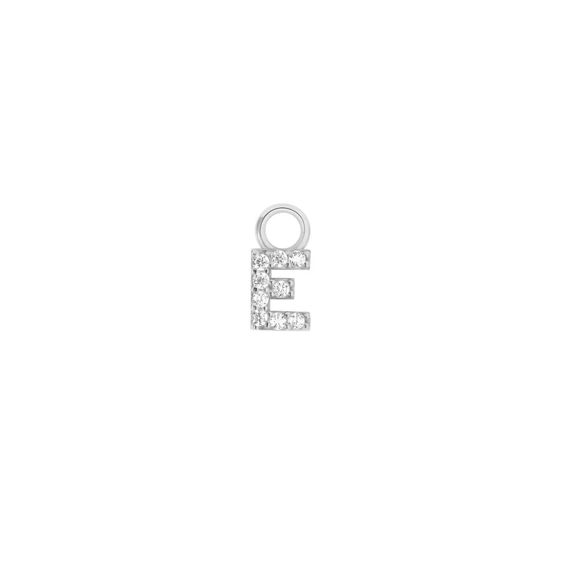 Mini Crystal Letter Charm (Ohrring Charm)