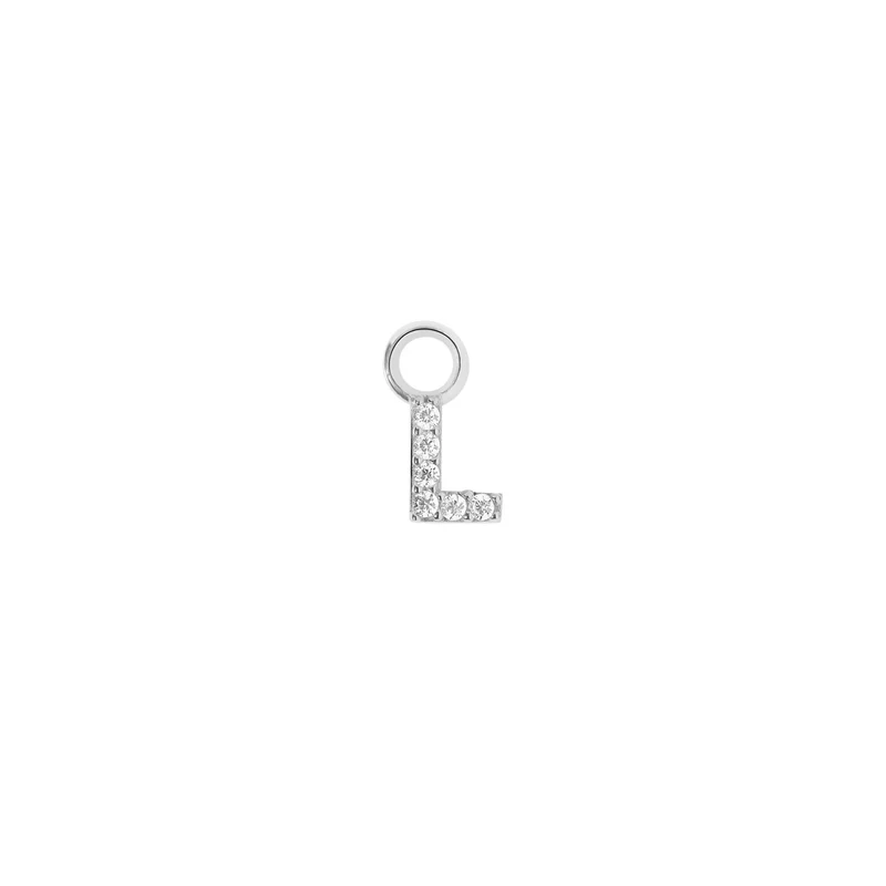 Mini Crystal Letter Charm (Ohrring Charm)