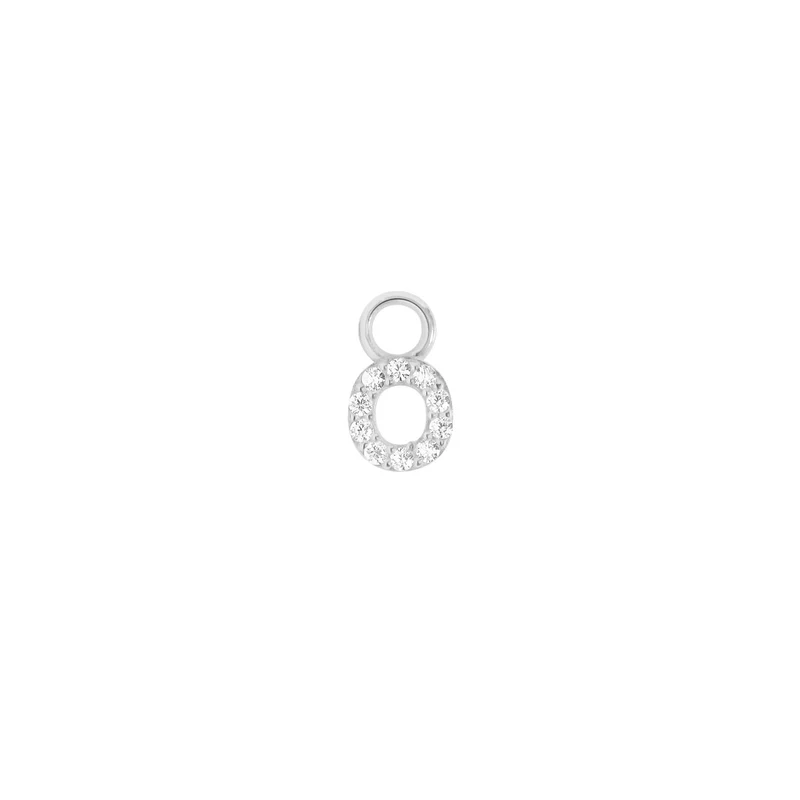 Mini Crystal Letter Charm (Ohrring Charm)