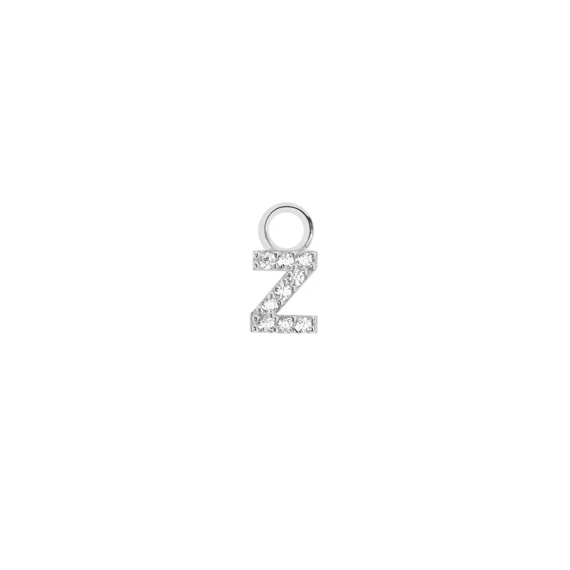 Mini Crystal Letter Charm (Ohrring Charm)