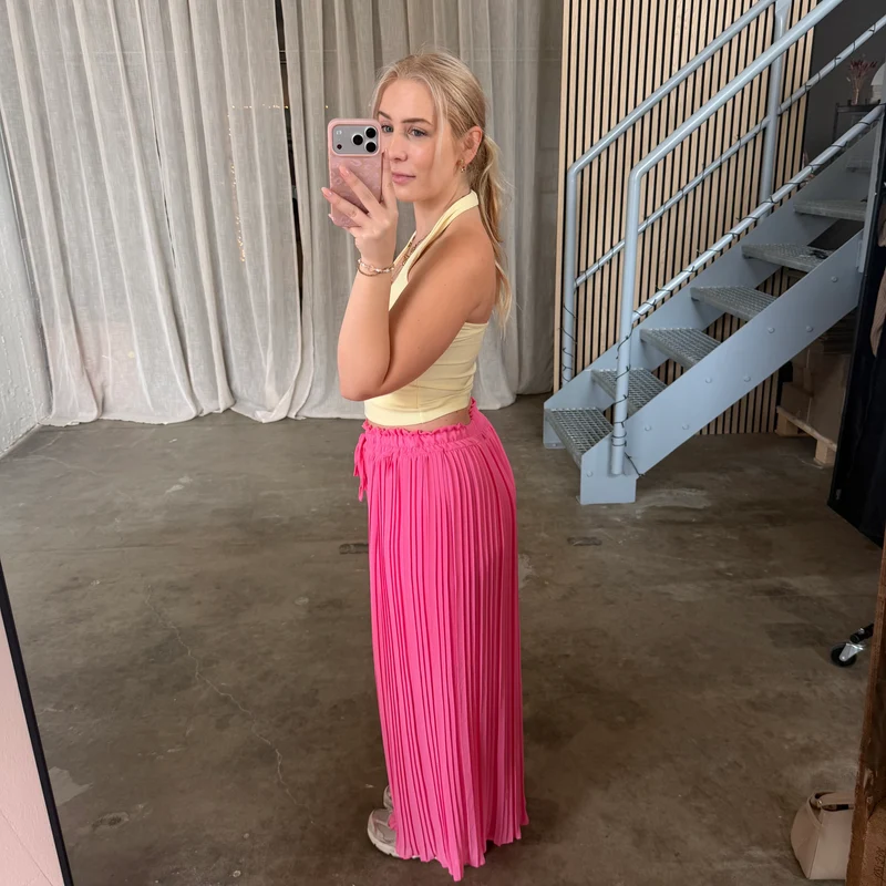 Plissee Hose - Pinky