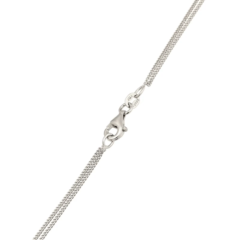 Layer-Halskette | Mit Kristallen von Swarovski® (Weiß)