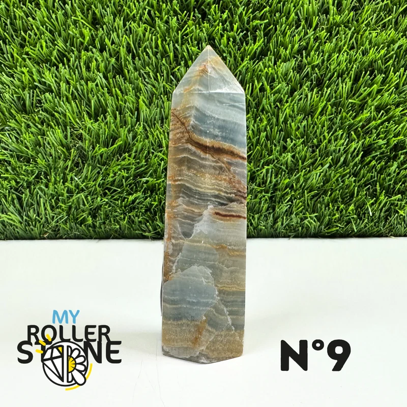 Blauer Onyx-Steinpunkt