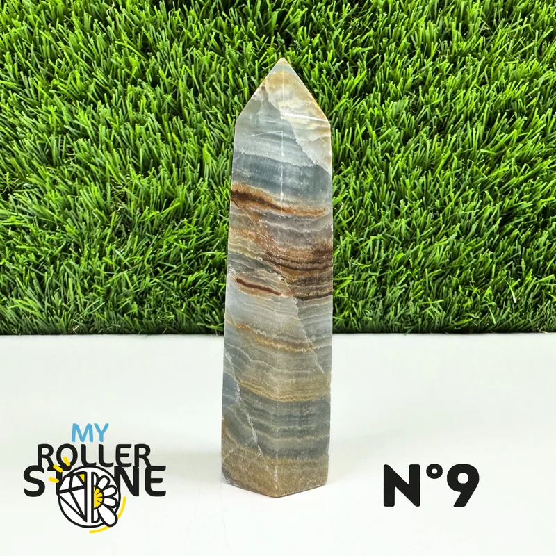 Blauer Onyx-Steinpunkt