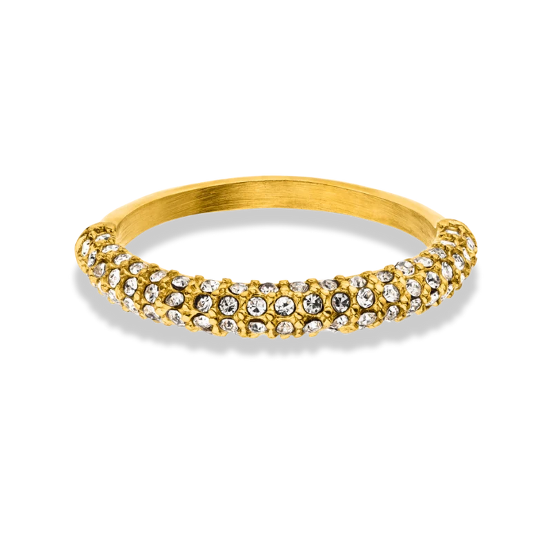 Precious Pave Ring 18K Vergoldung