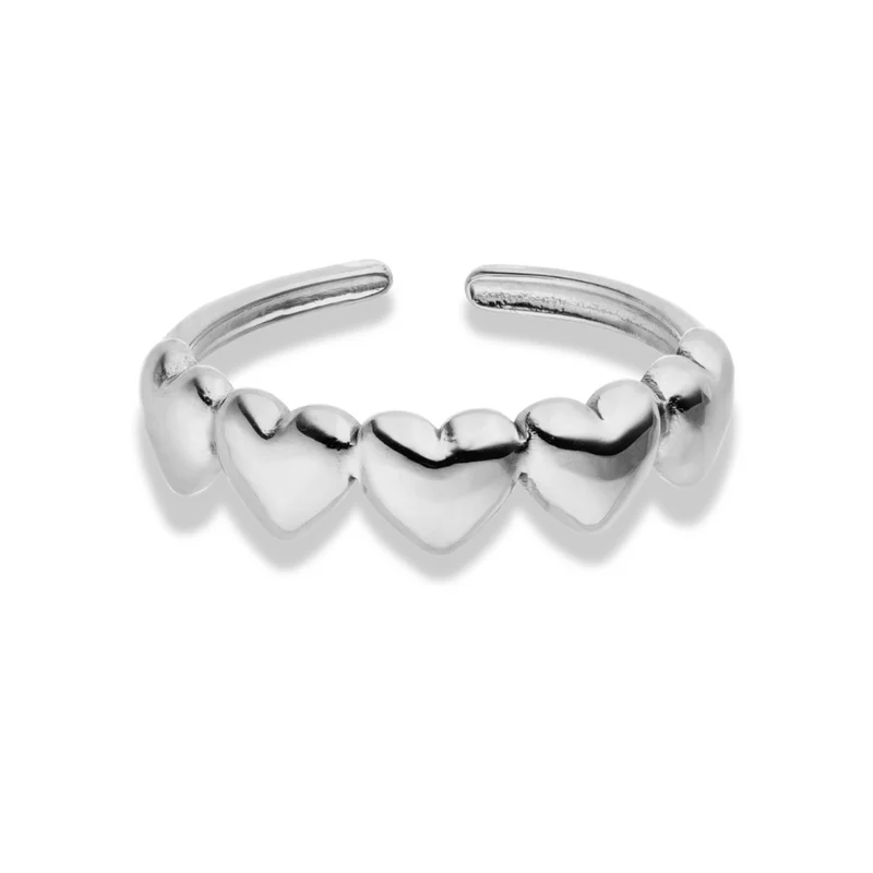 All Around Heart Ring 14K Vergoldet