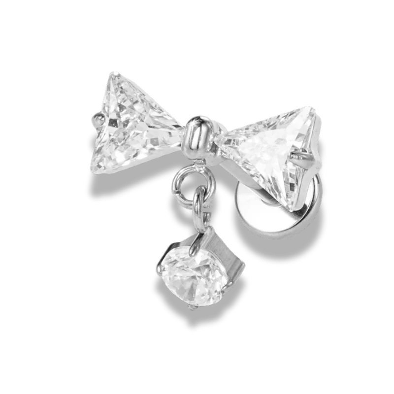 Crystal Ribbon Labret - Titan