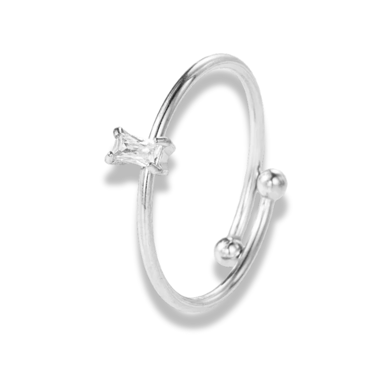 Simple Baguette Ring 18K Vergoldet