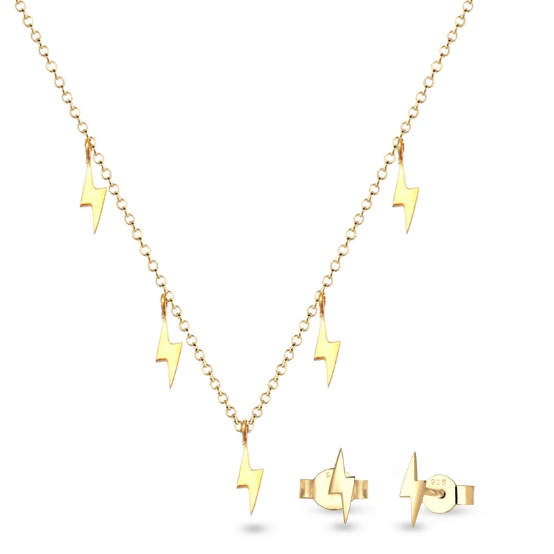 Lightning Choker & Ohrstecker Schmuck Set