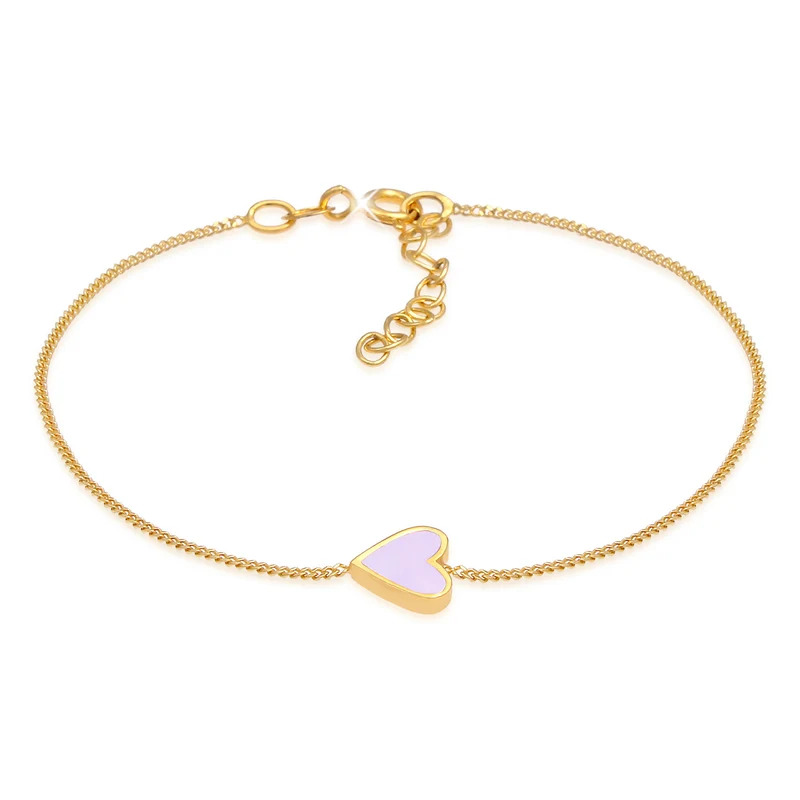 Enamel Herz Armband Schmuck Set