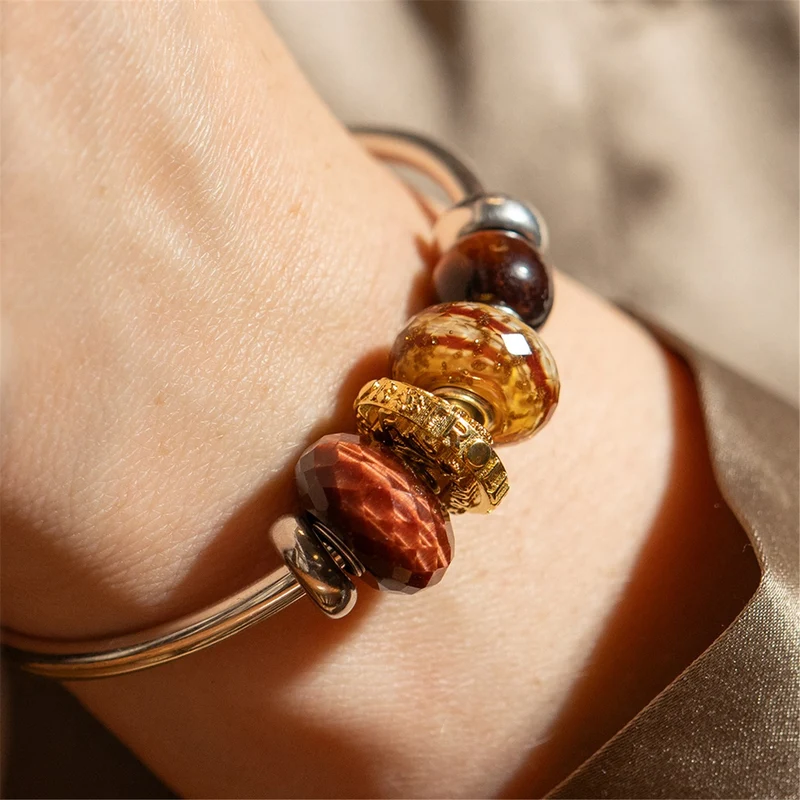 Trollbeads Jubiläums Münze, 18k vergoldet