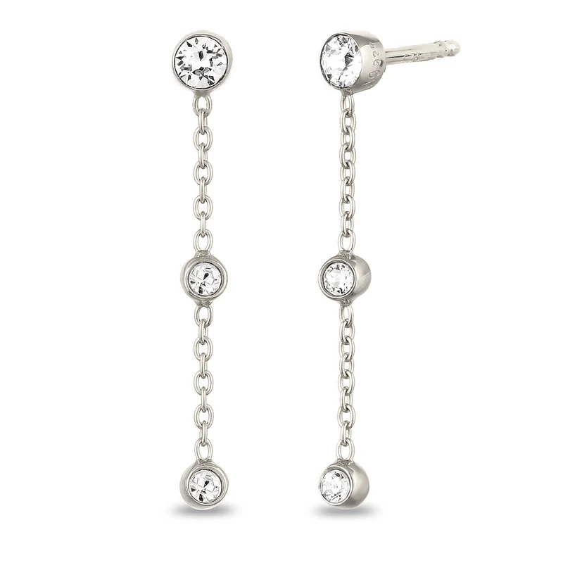 Ohrstecker | Mit Kristallen von Swarovski® (Weiß)