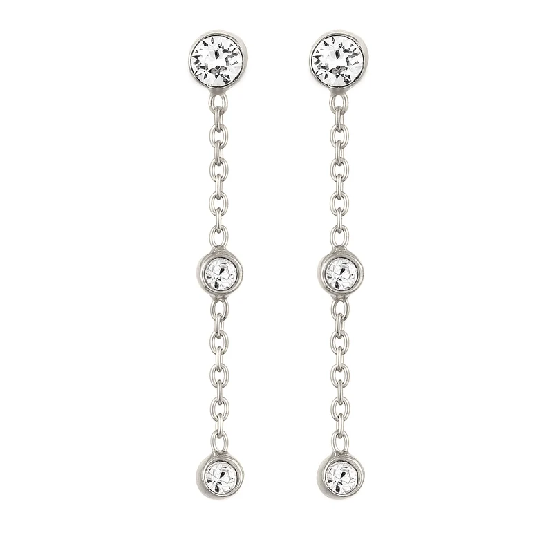 Ohrstecker | Mit Kristallen von Swarovski® (Weiß)