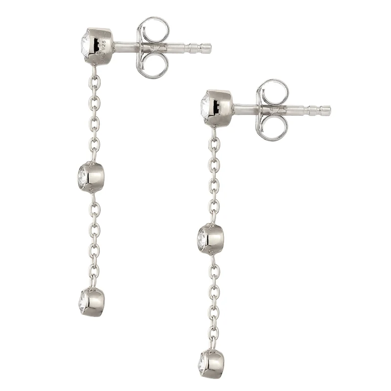 Ohrstecker | Mit Kristallen von Swarovski® (Weiß)