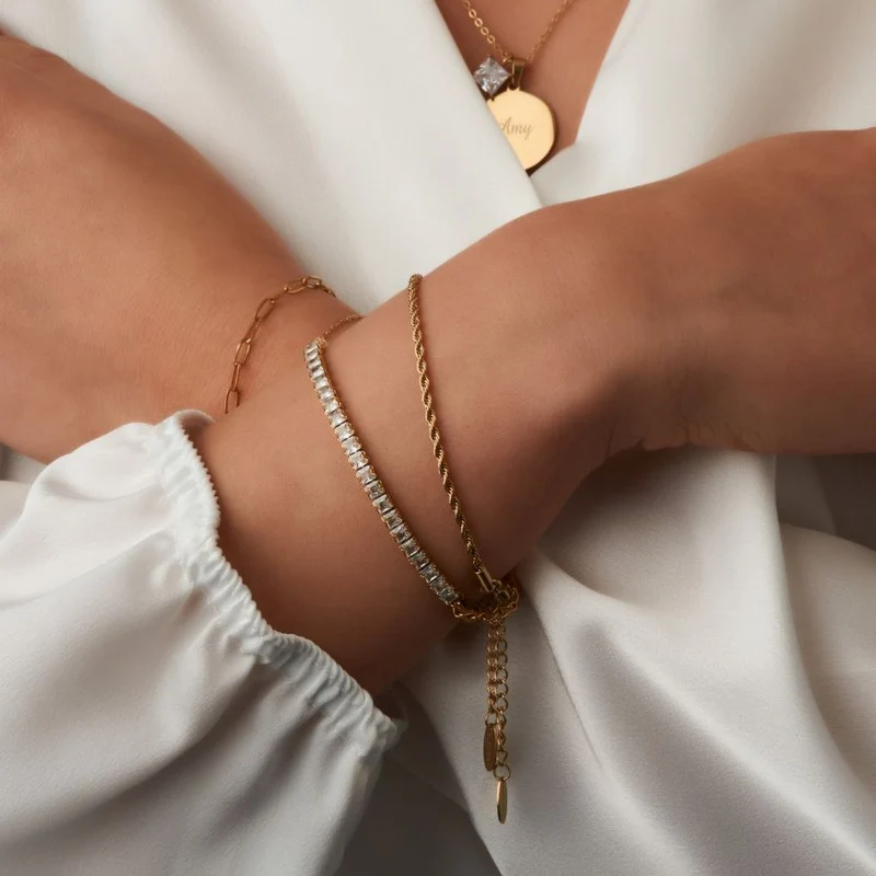 Hi-Life Twisted Armband Gold