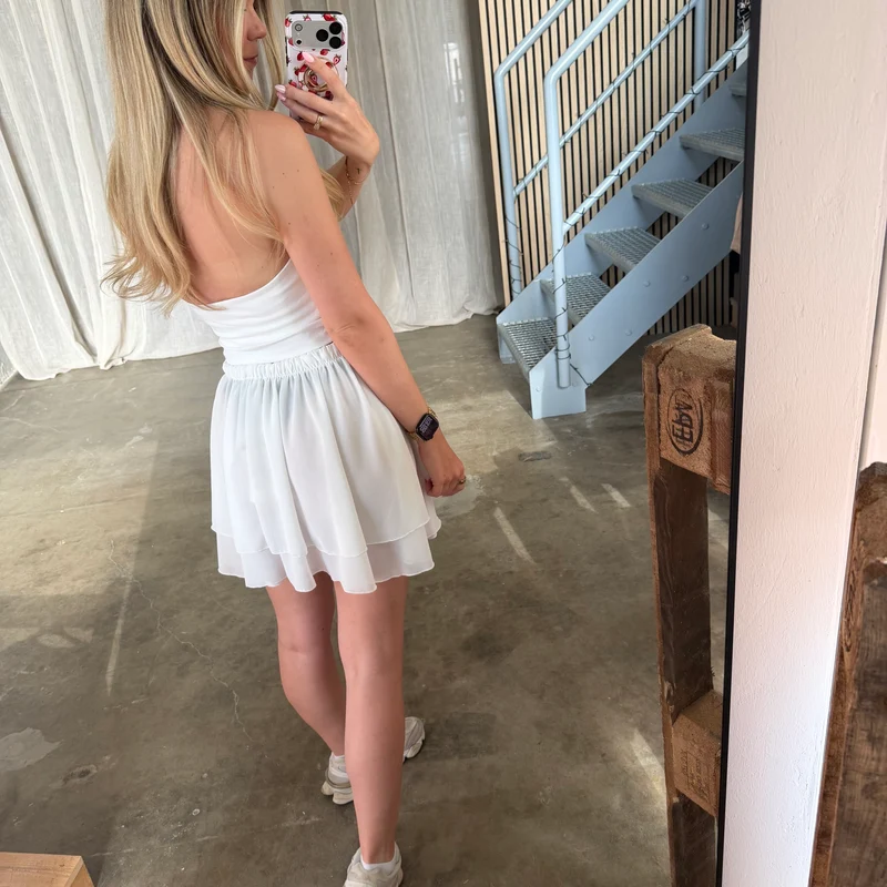 Soft Flow Shorts - Weiß