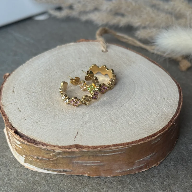 Small Grace Creolen I Gold