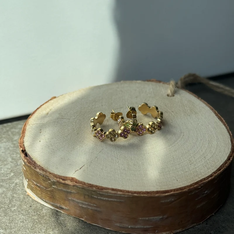 Small Grace Creolen I Gold