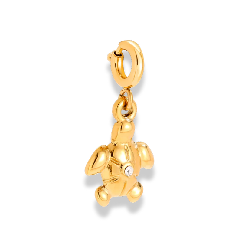 Little Turtle Charm 14K Vergoldet