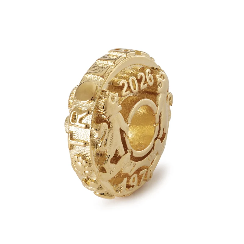 Trollbeads Club Coin - Limitierte Edition, 18k vergoldet