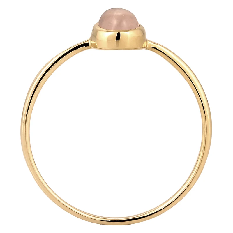 Solitär-Ring | Quarz (Rosé)