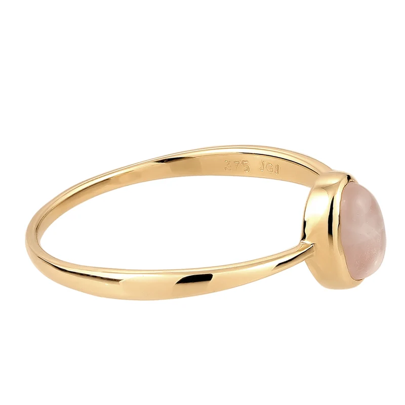 Solitär-Ring | Quarz (Rosé)