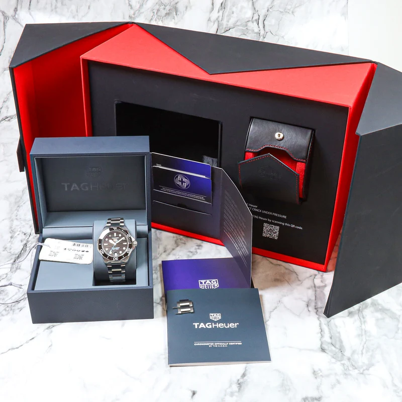TAG Heuer Aquaracer 300M Professional 300 Date Black Dial ungetragen 2024 Garantie 10/26