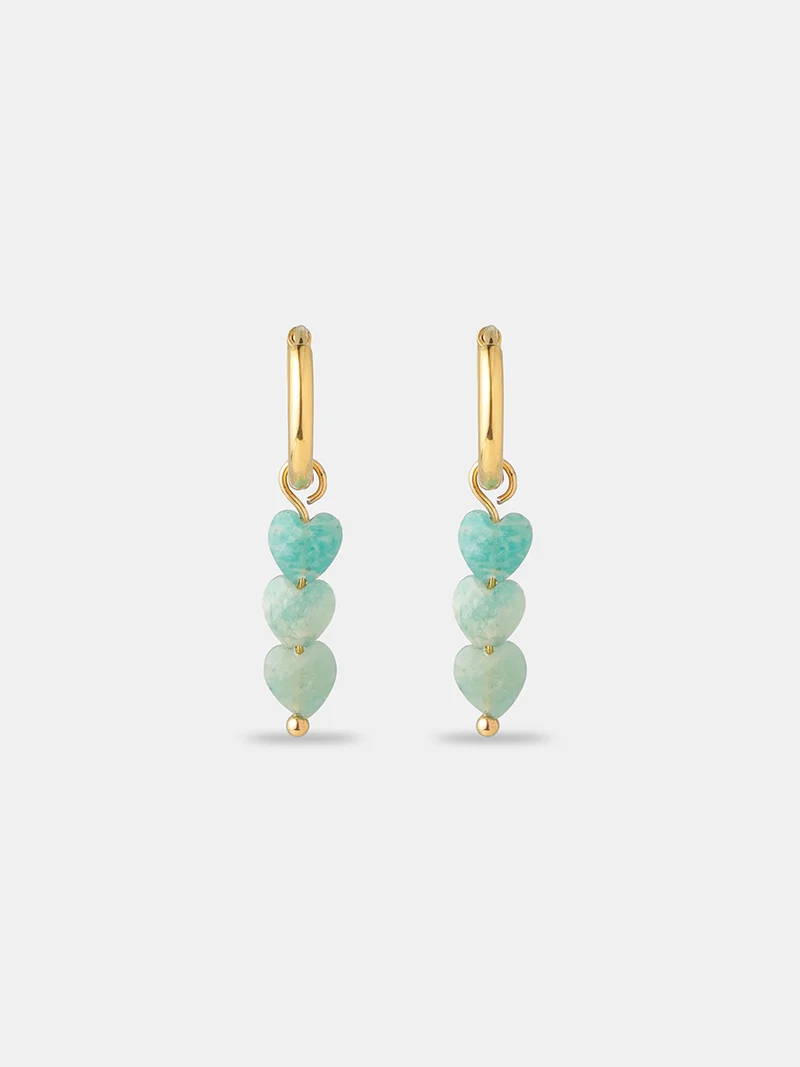 Love Droplets Sea Green Ohrringe