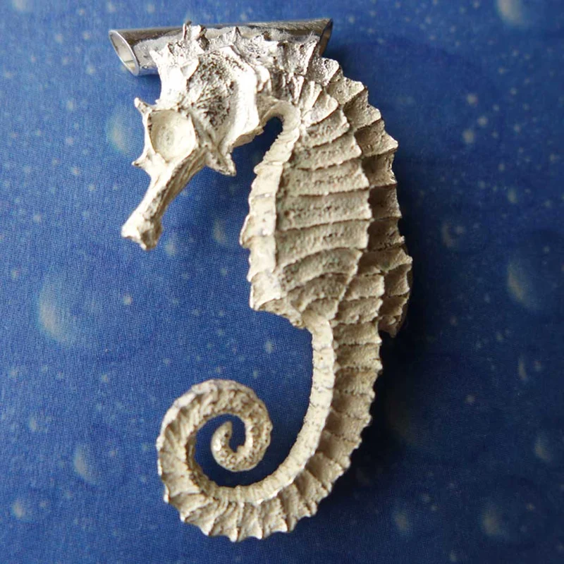 Seepferdchen Silber Anhänger Schmuck m