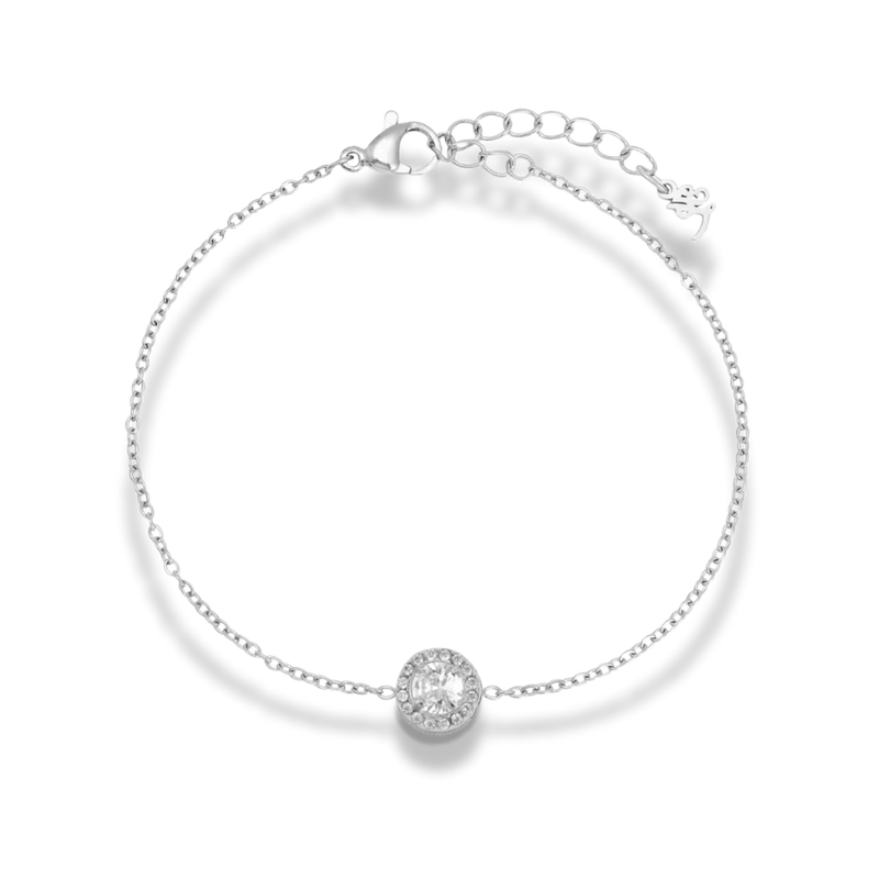 Crystal Elegance Simple Armband 14K Vergoldet