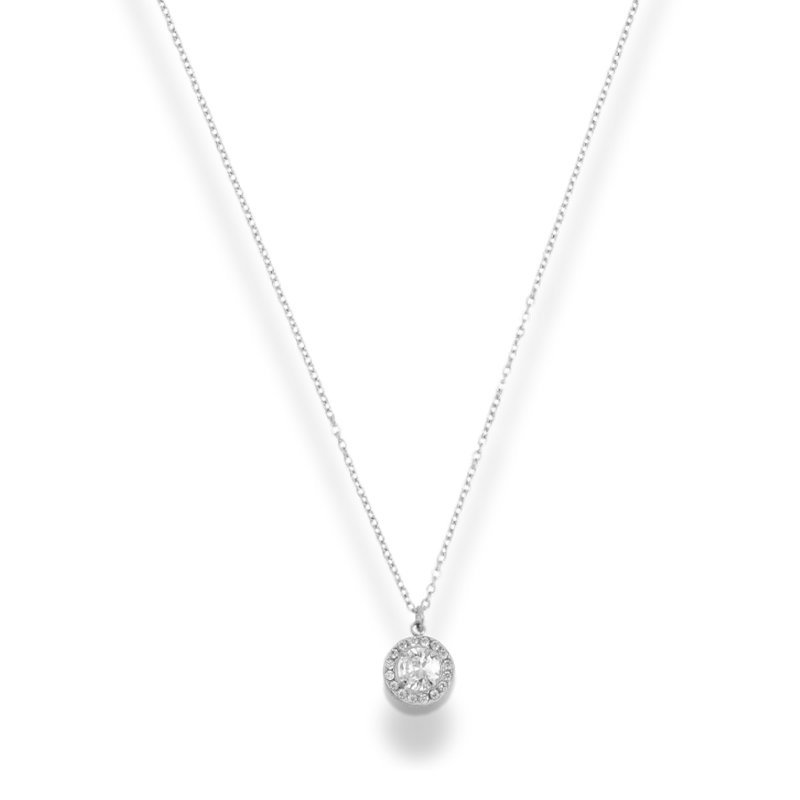 Crystal Elegance Simple Kette 14K Vergoldet