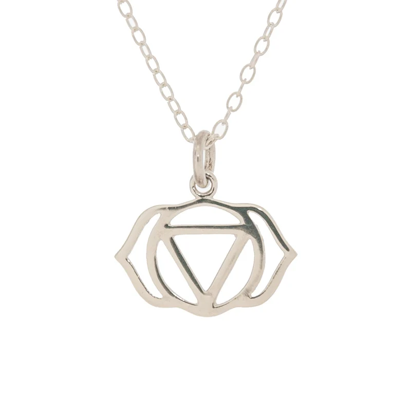 Brow Chakra Necklace in Sterling Silver