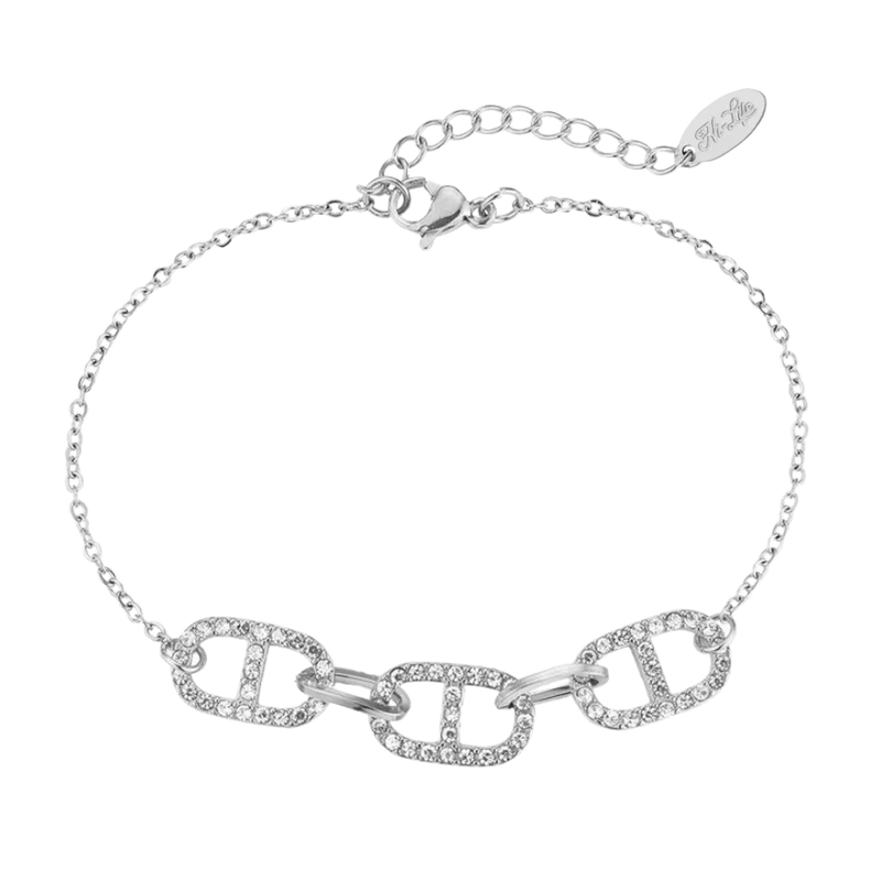 Deluxe Pave Armband 14K Vergoldet