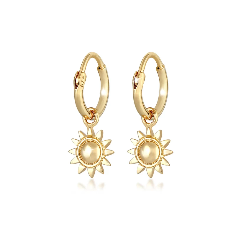 Solis Halskette & Creolen Schmuck Set