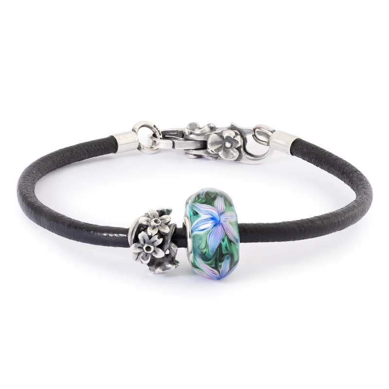 Fantasie Garten Leder Armband