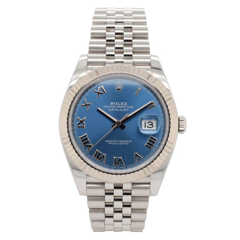 Rolex Datejust 41 126334 Azzuro Blue Full Set Jubilee