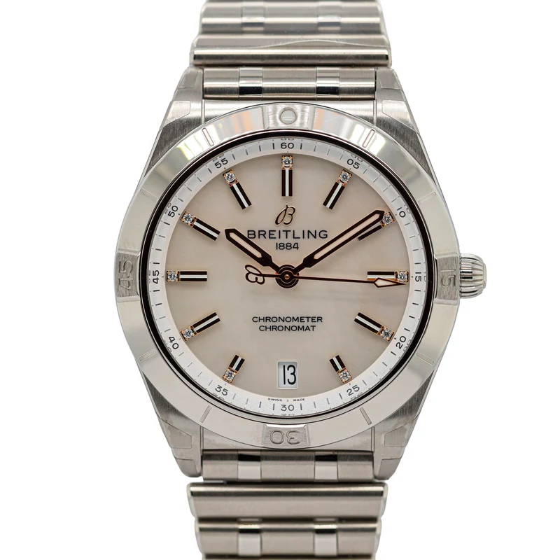Breitling Chronomat 36 A103801 Ungetragen Perlmutt 2025