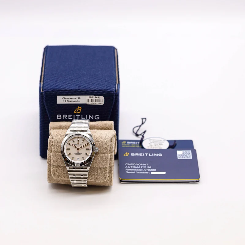 Breitling Chronomat 36 A103801 Ungetragen Perlmutt 2025