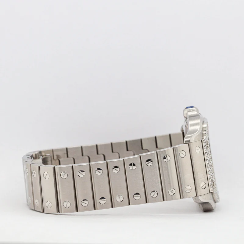 Cartier Santos 35,1 x 42 W4SA0005 Medium Diamonds 09/25 Rechnug DE