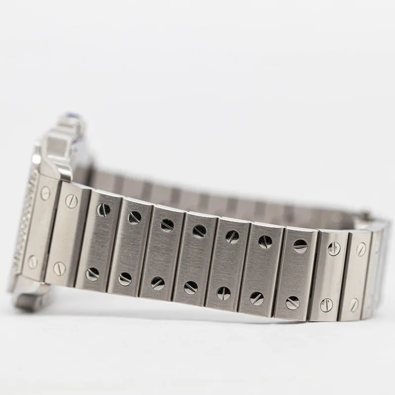 Cartier Santos 35,1 x 42 W4SA0005 Medium Diamonds 09/25 Rechnug DE