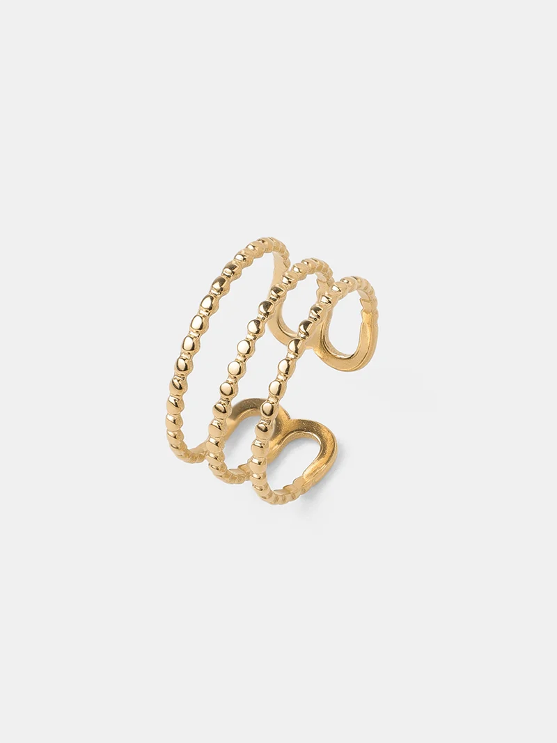 Textured Bead Ring