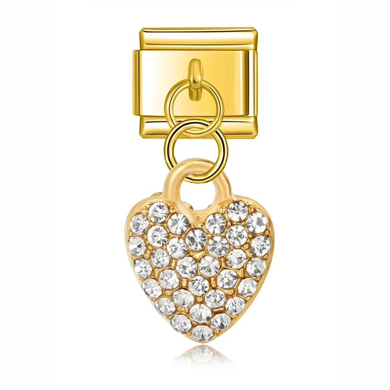 Hängendes Glitzerherz
