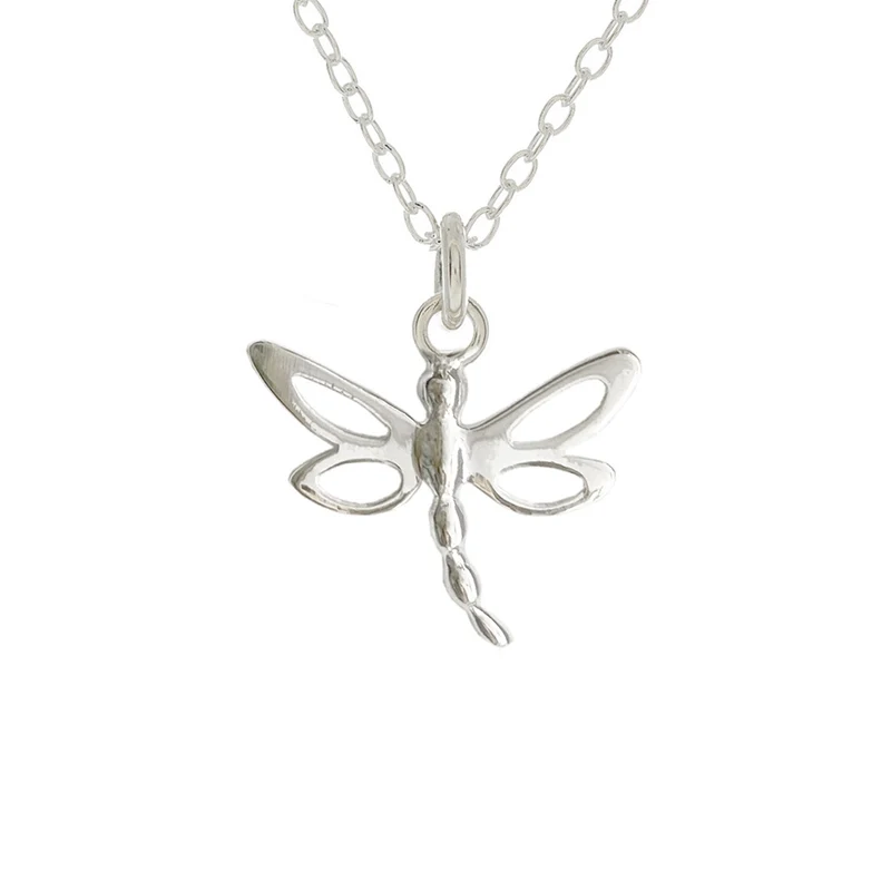 Dragonfly Necklace in Sterling Silver